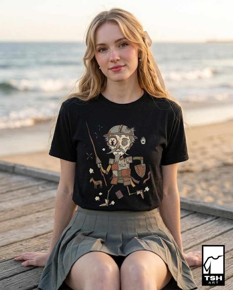 Spain T-Shirt | Funny Don Quixote Graphic Tee, Spanish Culture Unisex Shirt, Spain Gift for Her Him