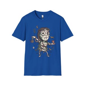 Psychedelisches T-Shirt | Ayahuasca Mutter Grafik Tee, Schamane spirituelles Unisex Shirt, Trippy Geschenk für Sie Him Royal