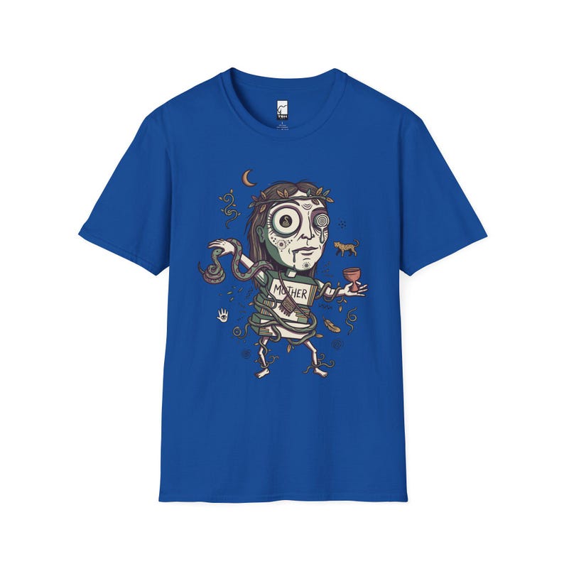 Psychedelisches T-Shirt | Ayahuasca Mutter Grafik Tee, Schamane spirituelles Unisex Shirt, Trippy Geschenk für Sie Him Royal