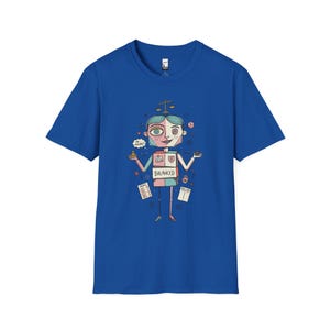 Camiseta del signo zodiacal Libra / Camiseta gráfica divertida sobre astrología para personas indecisas Royal