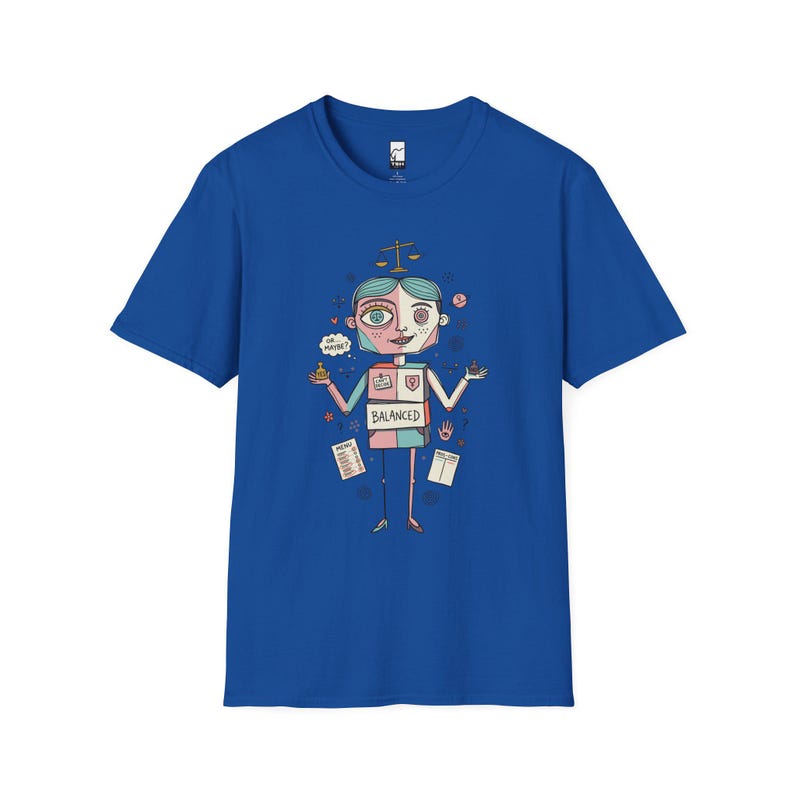 Camiseta del signo zodiacal Libra / Camiseta gráfica divertida sobre astrología para personas indecisas Royal