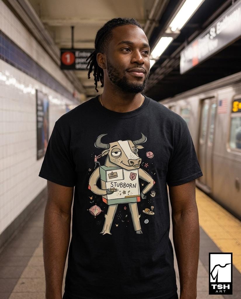 Taurus T-Shirt | Funny Zodiac Graphic Tee, Stubborn Astrology Unisex Shirt, Taurus Birthday Gift for Her Him