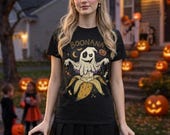 Funny Ghost Banana Shirt | Boonana Halloween T Shirt | Cute Spooky Pun Tee | Pumpkin Moon Graphic Tee | Vintage Halloween Tee | Unisex Gift