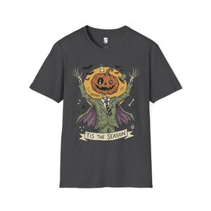 Jack O Lantern Scarecrow Shirt | Spooky Pumpkin Tee | Funny Halloween Graphic Tee | Tis The Season Shirt | Retro Fall Tee | Unisex Gift image 15