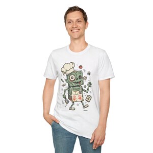 Koszulka Zombie Chef | Koszulka z grafiką Horror Cooking, odzież dla smakoszy na Halloween zdjęcie 17