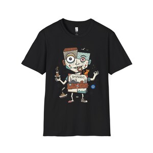 Istanbul Bosphorus Cat Tea Graphic Tee | Turkish Street Cat Unisex Shirt Black