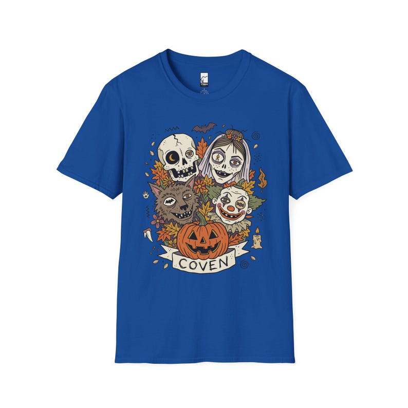 Vintage Halloween Shirt | Skull Werewolf T Shirt | Creepy Clown Witch Tee | Pumpkin Coven Graphic Tee | Retro Horror Tee | Unisex Gift image 17