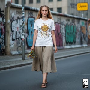 High Sun T-Shirt | Funny 420 Stoner Graphic Tee, Trippy Celestial Unisex Shirt, Stoner Lover Gift