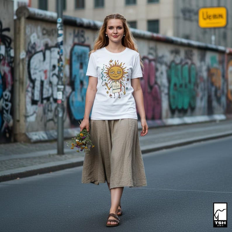 High Sun T-Shirt | Funny 420 Stoner Graphic Tee, Trippy Celestial Unisex Shirt, Stoner Lover Gift