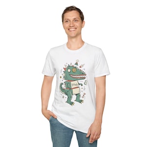 Funny RAWR T-Rex Shirt | Retro Dinosaur Graphic Tee, Kids Unisex Apparel image 18