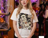 Cozy Halloween Ghost Shirt | Movie Night Graphic Tee | Spooky Season T Shirt | Autumn Binge Watching Tee | Vintage Cozy Tee | Unisex Gift