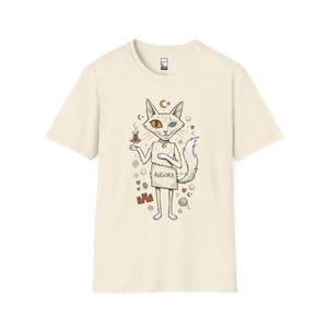 Camiseta turca con estampado de gato de Angora / Camiseta con estampado Ankara, Camiseta unisex de la cultura turca Natural