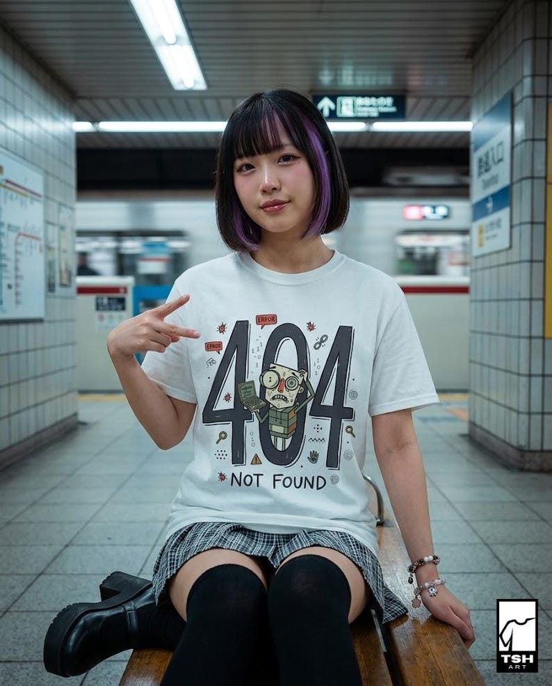 404 Not Found T-Shirt | Funny Developer Error Graphic Tee, Programmer Bug Unisex Shirt, Coder Geek Gift