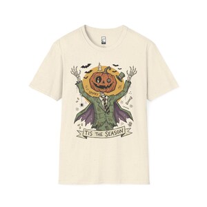 Jack O Lantern Scarecrow Shirt | Spooky Pumpkin Tee | Funny Halloween Graphic Tee | Tis The Season Shirt | Retro Fall Tee | Unisex Gift image 13