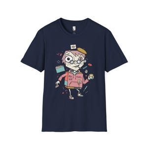 Camiseta para desarrollador frontend / Camiseta divertida con estampado CSS Flexbox, camiseta unisex para diseñador web Navy