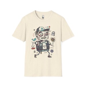 DevOps Engineer T-shirt | Rolig CI CD Deployment Graphic Tee, Sysadmin Coder T-shirt Natural
