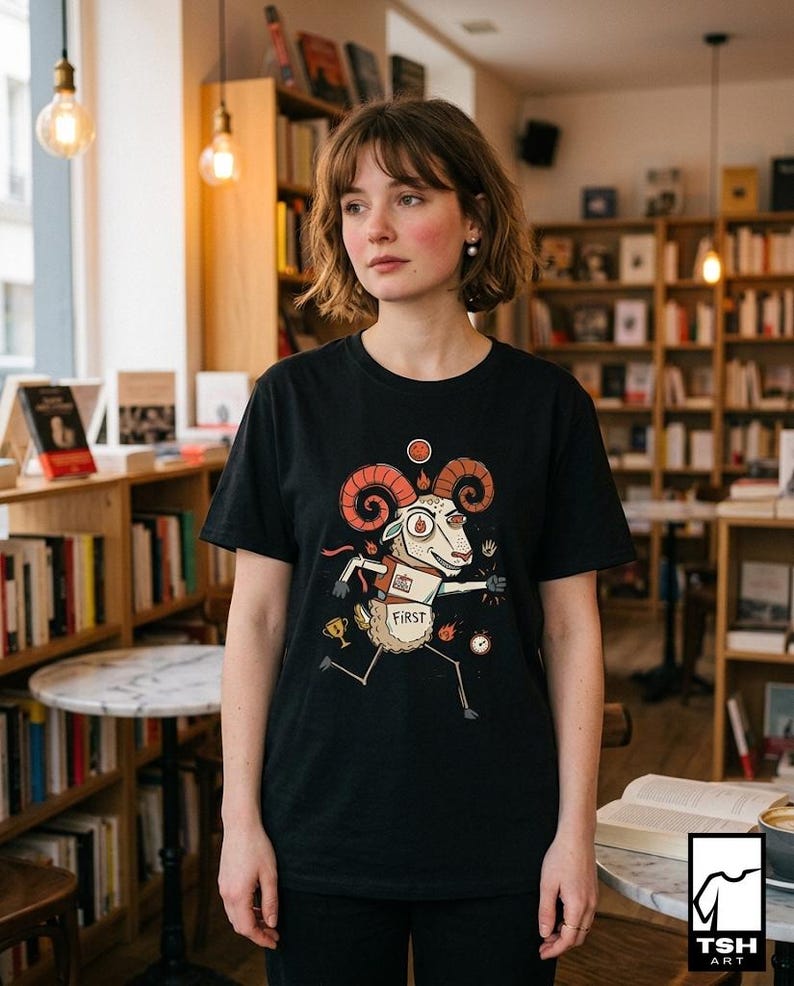 Aries T-Shirt | Funny Zodiac Graphic Tee, Me First Astrology Unisex Shirt, Aries Birthday Gift for Her Him