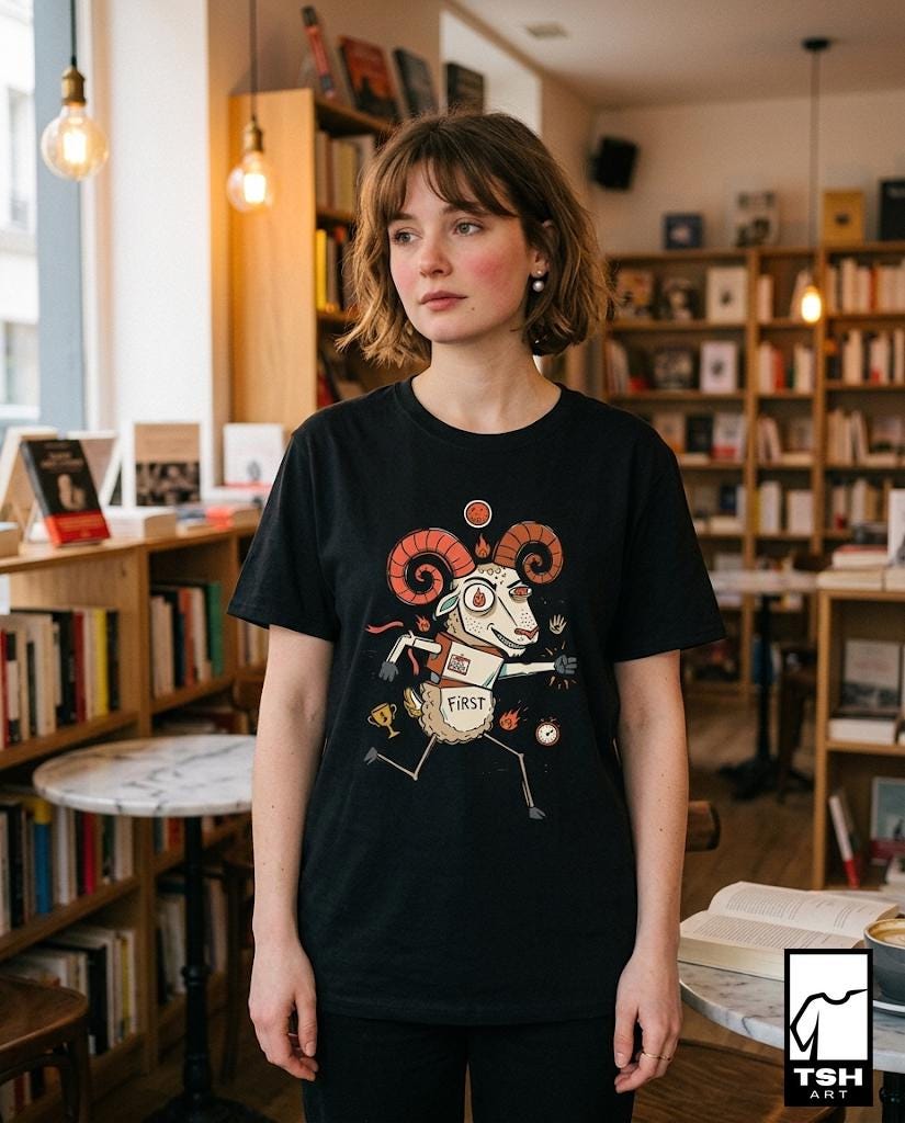 Aries T-Shirt | Funny Zodiac Graphic Tee, Me First Astrology Unisex Shirt, Aries Birthday Gift for Her Him