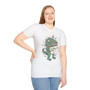 Funny RAWR T-Rex Shirt | Retro Dinosaur Graphic Tee, Kids Unisex Apparel image 16