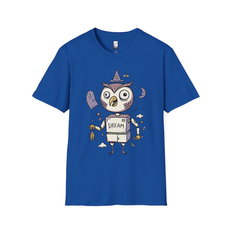 Dreamy Owl T-Shirt | Whimsigoth Graphic Tee, Mystical Unisex Shirt, Reader Gift Royal