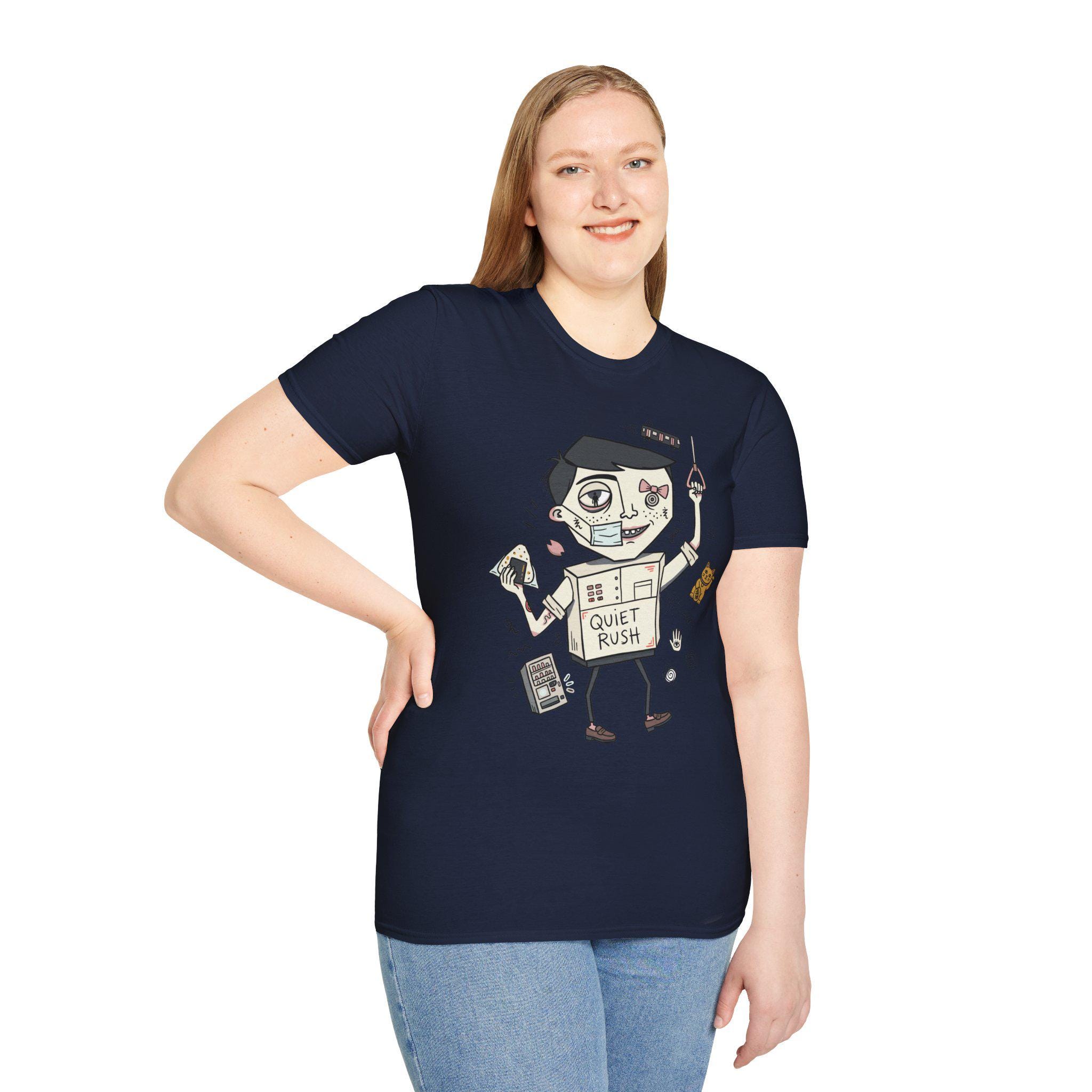 Tokyo Vibes T-Shirt | Japanese Urbancore Graphic Tee, Quiet Rush Illustration