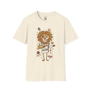 Leo T-Shirt | Funny Zodiac Lion Graphic Tee, Main Character Astrology Unisex Shirt Natural