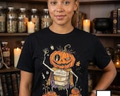 Unisex Pumpkin T-Shirt | Jack O Lantern Print | Fall Harvest Graphic Tee | Spooky Pumpkin T-Shirt