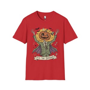 Jack O Lantern Scarecrow Shirt | Spooky Pumpkin Tee | Funny Halloween Graphic Tee | Tis The Season Shirt | Retro Fall Tee | Unisex Gift image 19