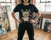 Bougie French Bulldog T-Shirt | Funny Frenchie Graphic Tee, Spoiled Dog Mom Unisex Shirt, Dog Lover Gift