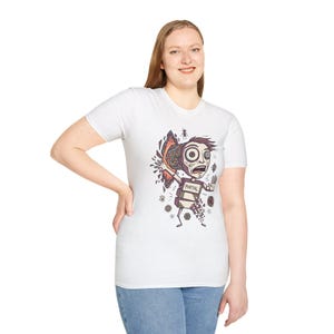 Psykedelisk T-shirt | DMT Portal Graphic Tee, Trippy Hyperspace Unisex-tröja, Helig geometri-present till honom bild 18