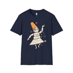 Istanbul Semazen T-Shirt | Sufi Whirling Dervish Graphic Tee, Turkish Culture Unisex Shirt, Istanbul Gift Navy