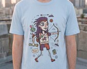 Sagittarius T-Shirt | Funny Zodiac Graphic Tee, Wanderlust Astrology Unisex Shirt, Sagittarius Birthday Gift