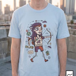 Sagittarius T-Shirt | Funny Zodiac Graphic Tee, Wanderlust Astrology Unisex Shirt, Sagittarius Birthday Gift