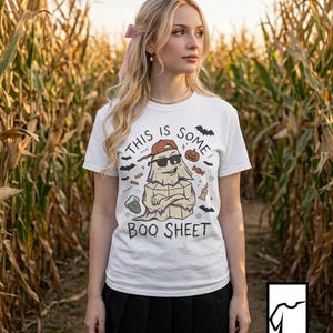 Halloween Funny Ghost Shirt | Funny Boo Sheet Tee | Cool Ghost T Shirt | Sassy Spooky Quote Tee | Vintage Sassy Ghost Tee | Unisex Gift
