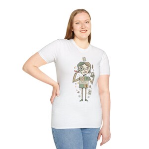 T-shirt Maagd | Zorgvuldig perfectionistisch T-shirt met sterrenbeeld, unisex astrologie-shirt afbeelding 18