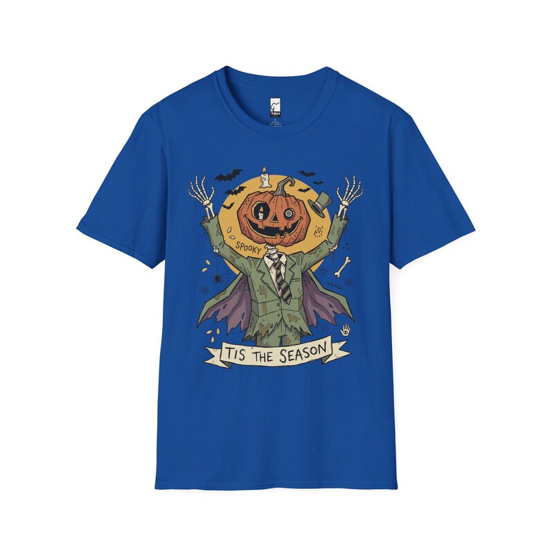 Jack O Lantern Scarecrow Shirt | Spooky Pumpkin Tee | Funny Halloween Graphic Tee | Tis The Season Shirt | Retro Fall Tee | Unisex Gift image 17