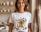 Happy Dog T-Shirt | Funny Good Boy Graphic Tee, Excited Puppy Dog Mom Unisex Shirt, Dog Lover Gift