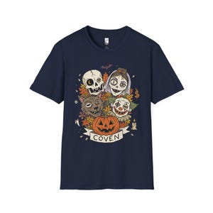 Vintage Halloween Shirt | Skull Werewolf T Shirt | Creepy Clown Witch Tee | Pumpkin Coven Graphic Tee | Retro Horror Tee | Unisex Gift image 18