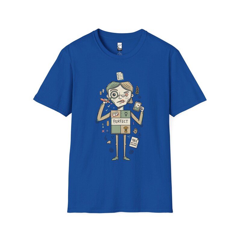 T-shirt Maagd | Zorgvuldig perfectionistisch T-shirt met sterrenbeeld, unisex astrologie-shirt Royal