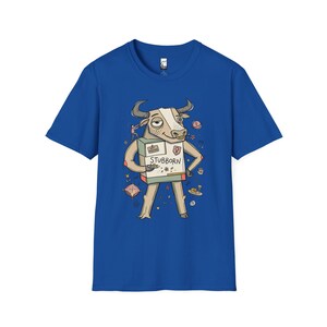 Maglietta Toro / Maglietta con grafica del Toro testardo dello zodiaco, maglietta unisex per gli amanti dell'astrologia Royal