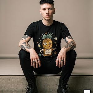 Royal Pineapple T-Shirt | Funny Tropical Graphic Tee, Tiki Hawaiian Unisex Shirt, Pineapple Lover Summer Gift
