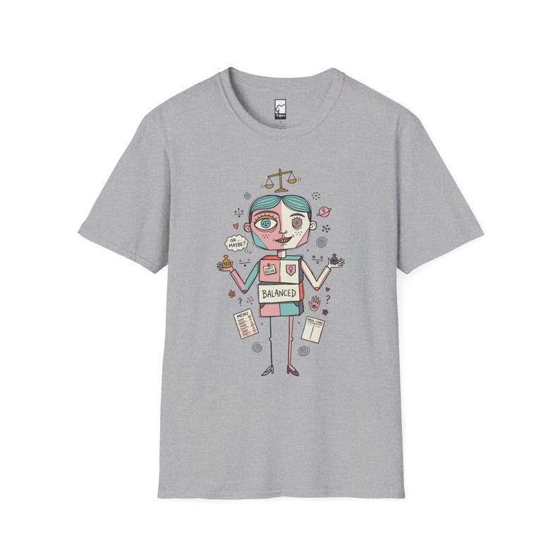 Camiseta del signo zodiacal Libra / Camiseta gráfica divertida sobre astrología para personas indecisas Sport Grey