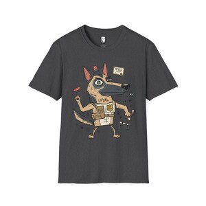 German Shepherd T-Shirt | Funny Loyal K9 Graphic Tee, Dog Lover Shirt Dark Heather