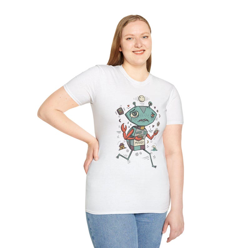 Cancer Crab T-Shirt | Moody Sensitive Astrology Graphic Tee image 18