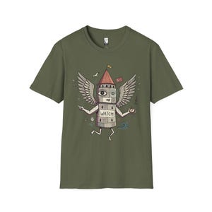 Istanbul T-Shirt | Funny Galata Tower Graphic Tee, Turkish Culture Unisex Shirt, Istanbul Gift Military Green