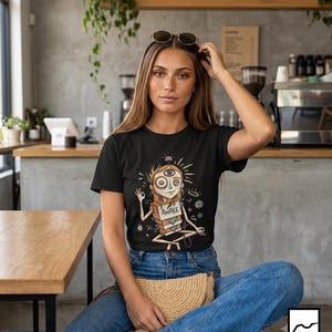 Psychedelic T-Shirt | Third Eye Graphic Tee, Spiritual Meditation Unisex Shirt, Trippy Gift for Her Him