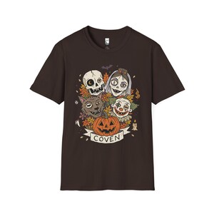 Vintage Halloween Shirt | Skull Werewolf T Shirt | Creepy Clown Witch Tee | Pumpkin Coven Graphic Tee | Retro Horror Tee | Unisex Gift image 12