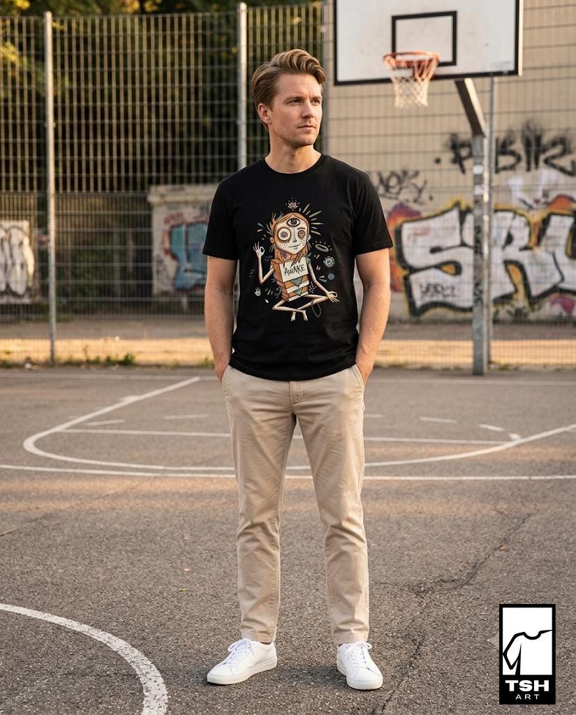 Psychedelic T-Shirt | Third Eye Graphic Tee, Spiritual Meditation Unisex Shirt, Trippy Gift for Her Him