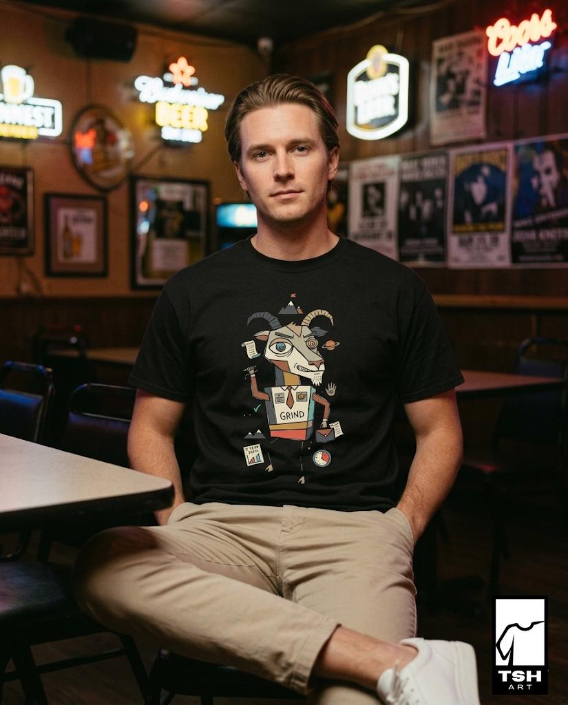 Capricorn T-Shirt | Funny Zodiac Graphic Tee, Grind Hustle Astrology Unisex Shirt, Capricorn Birthday Gift
