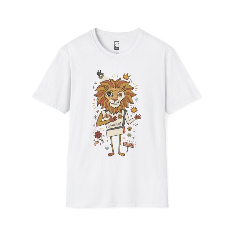 Leo T-Shirt | Funny Zodiac Lion Graphic Tee, Main Character Astrology Unisex Shirt image 1